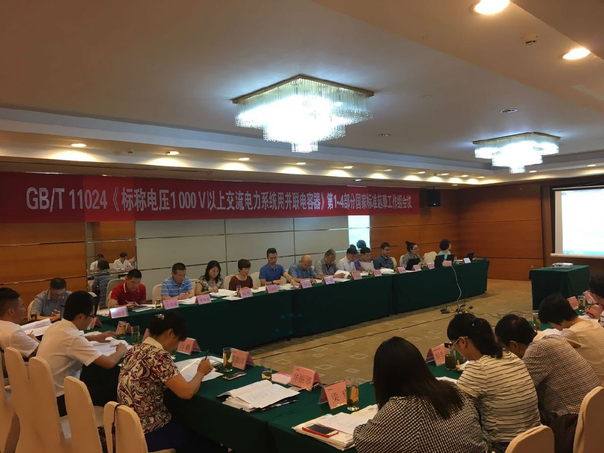 賽晶承辦電力電容器GB/T 11024國(guó)家標(biāo)準(zhǔn)起草工作組會(huì)議